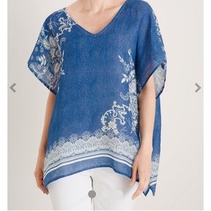 Chico’s Caftan Style Top, size s/m 🍎